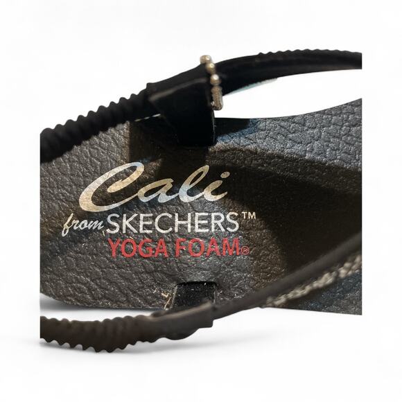 Skechers Vegan Cali Yoga Foam Thong Meditation Sling Back Sandals - Picture 7 of 9